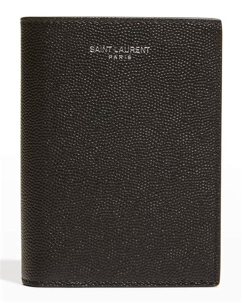 men's ysl pebbled leather wallet.